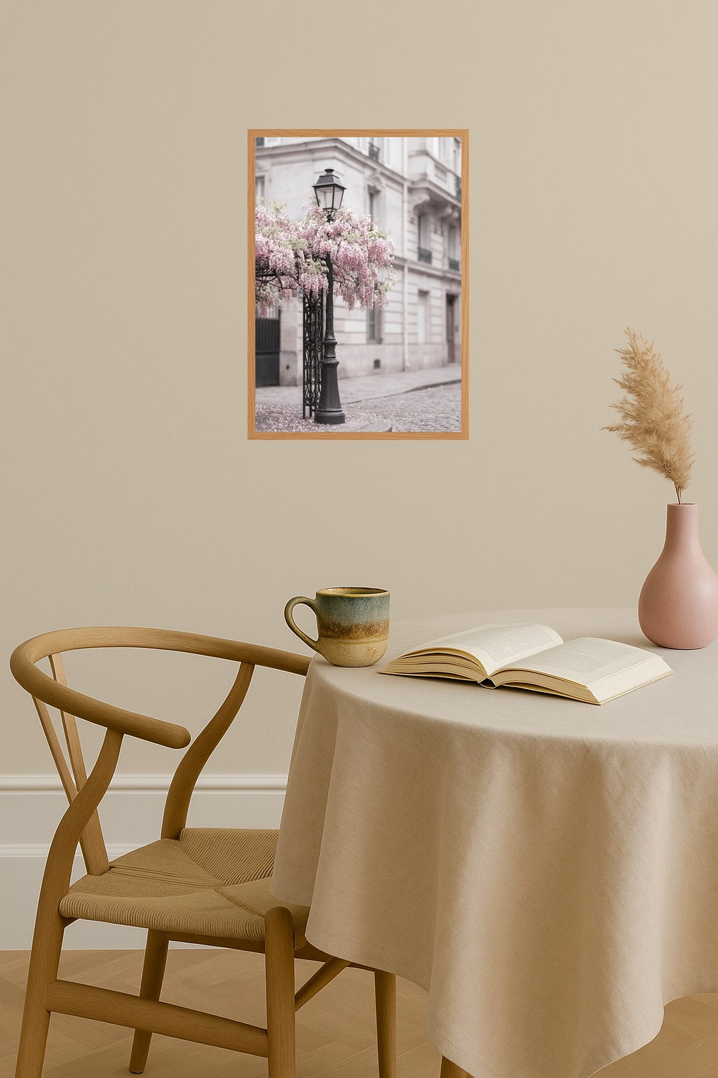 Poster mockup - Single poster in Nordic interior