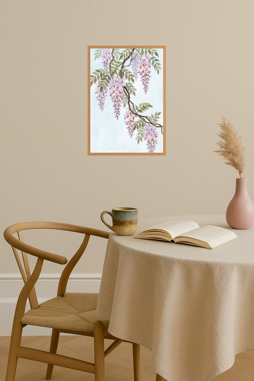 Poster mockup - Single poster in Nordic interior