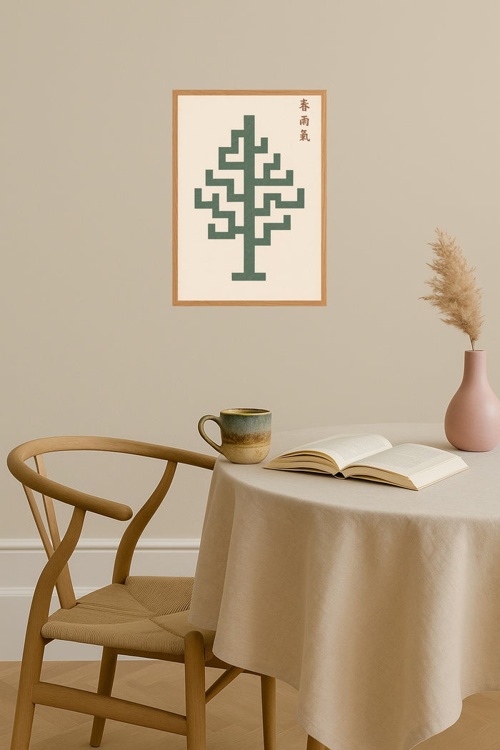 Poster mockup - Single poster in Nordic interior