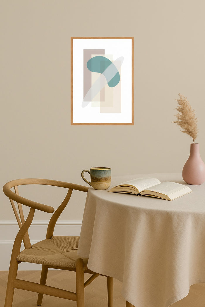 Poster mockup - Single poster in Nordic interior