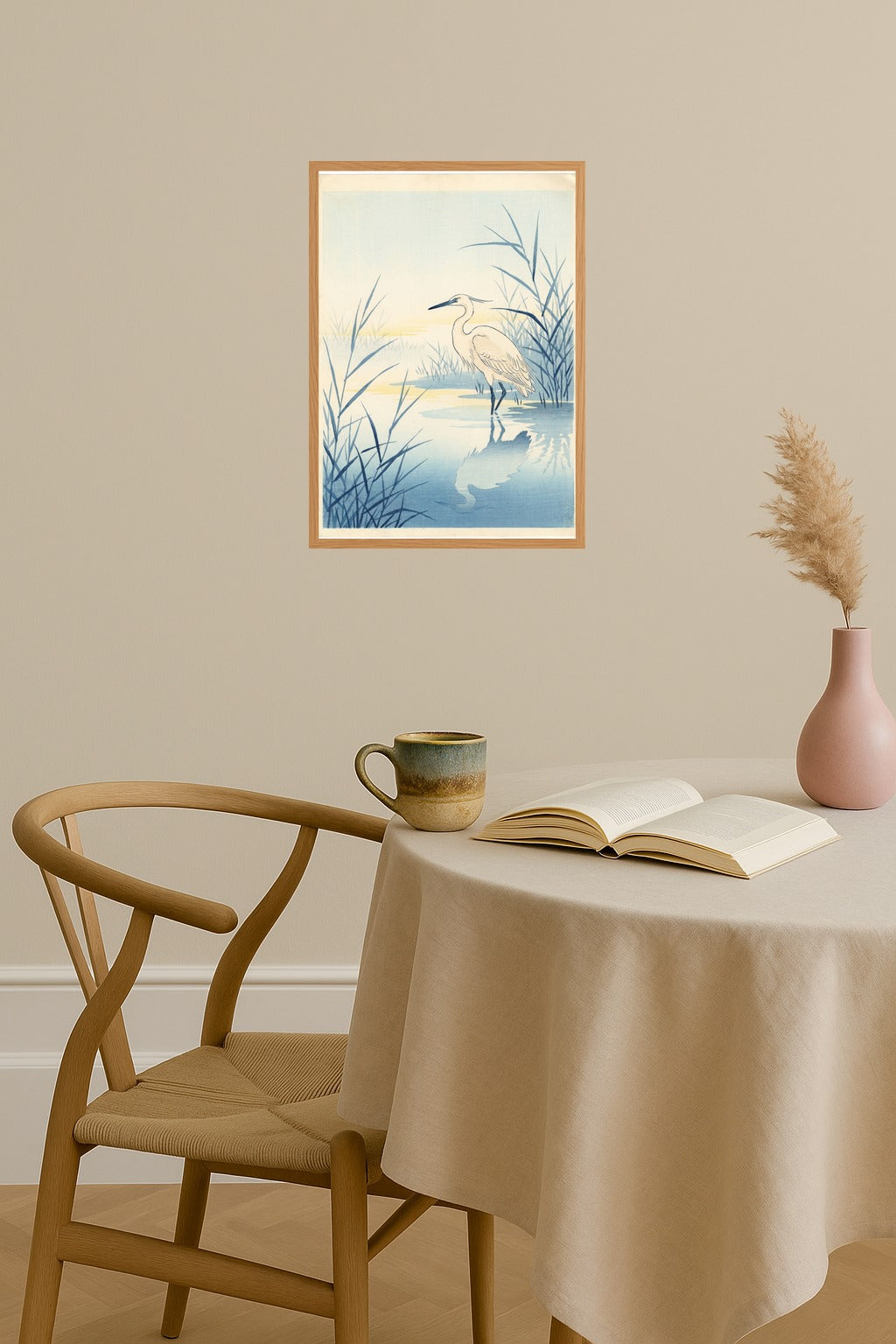 Poster mockup - Single poster in Nordic interior