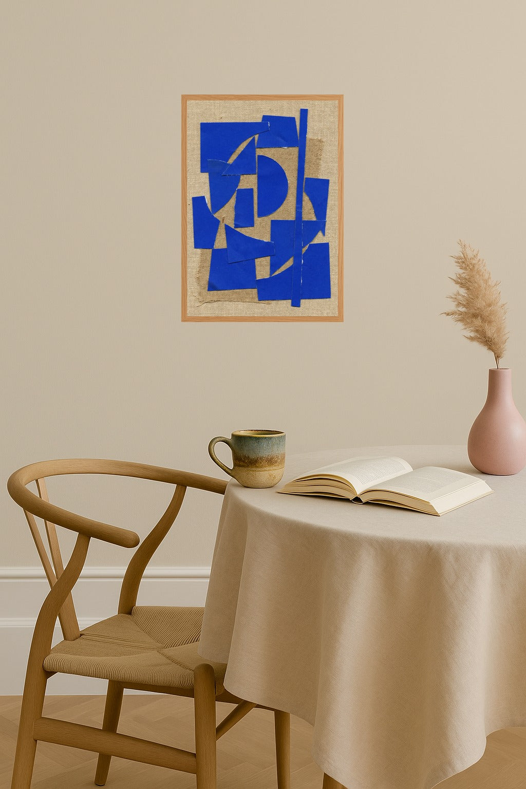 Poster mockup - Single poster in Nordic interior