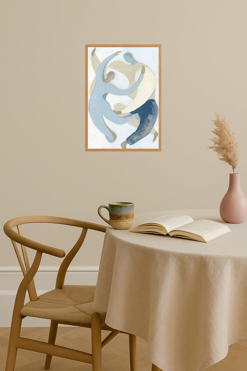 Poster mockup - Single poster in Nordic interior