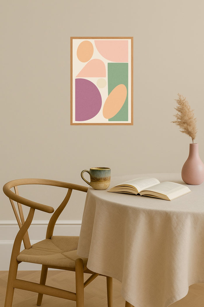 Poster mockup - Single poster in Nordic interior
