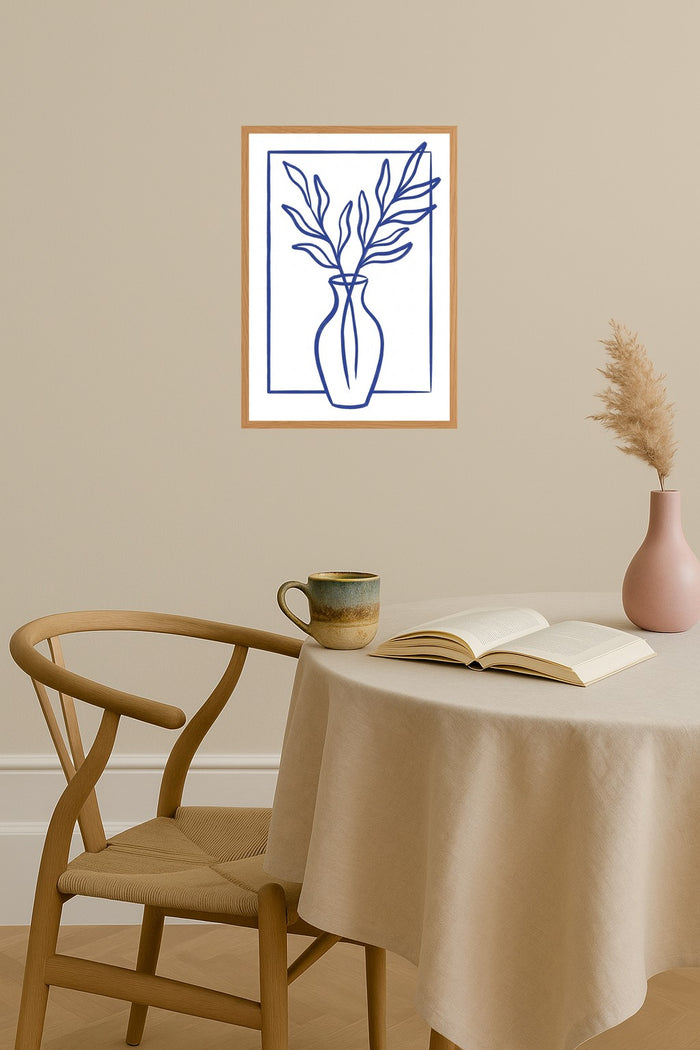 Poster mockup - Single poster in Nordic interior