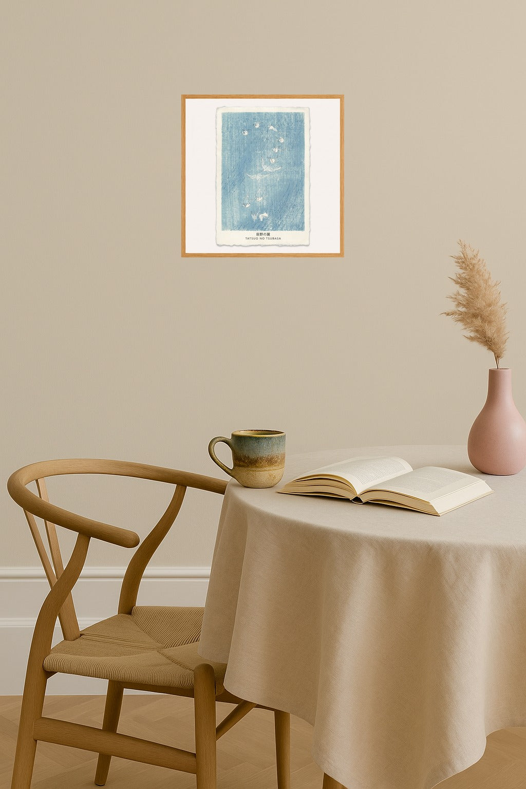Poster mockup - Single poster in Nordic interior