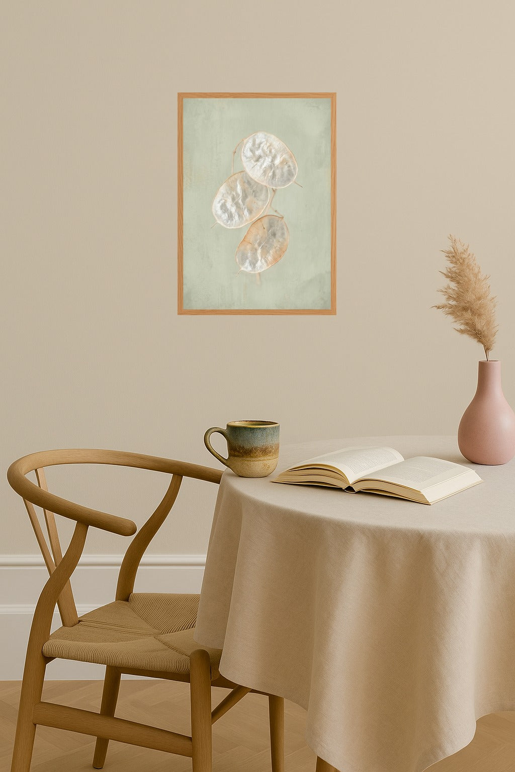 Poster mockup - Single poster in Nordic interior