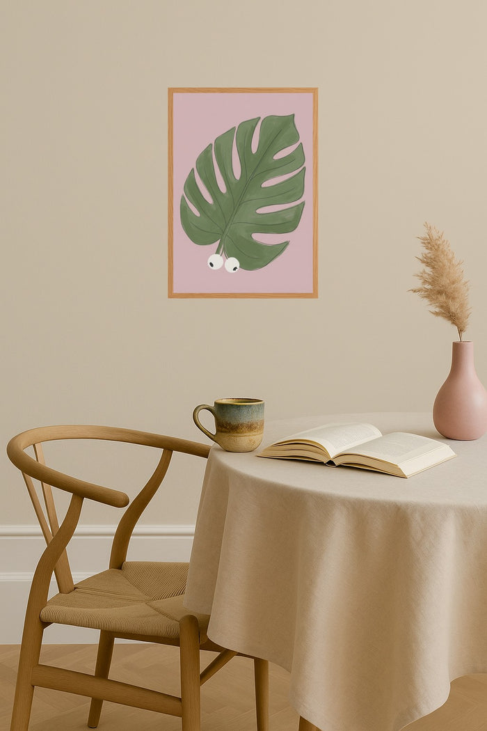 Poster mockup - Single poster in Nordic interior