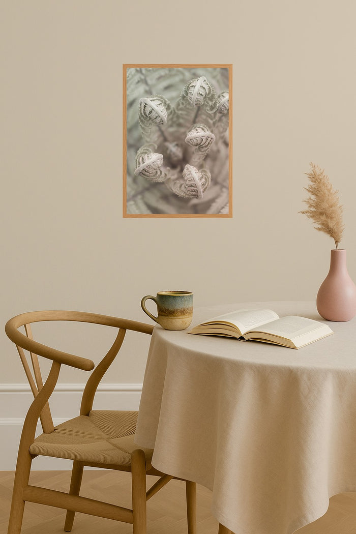 Poster mockup - Single poster in Nordic interior
