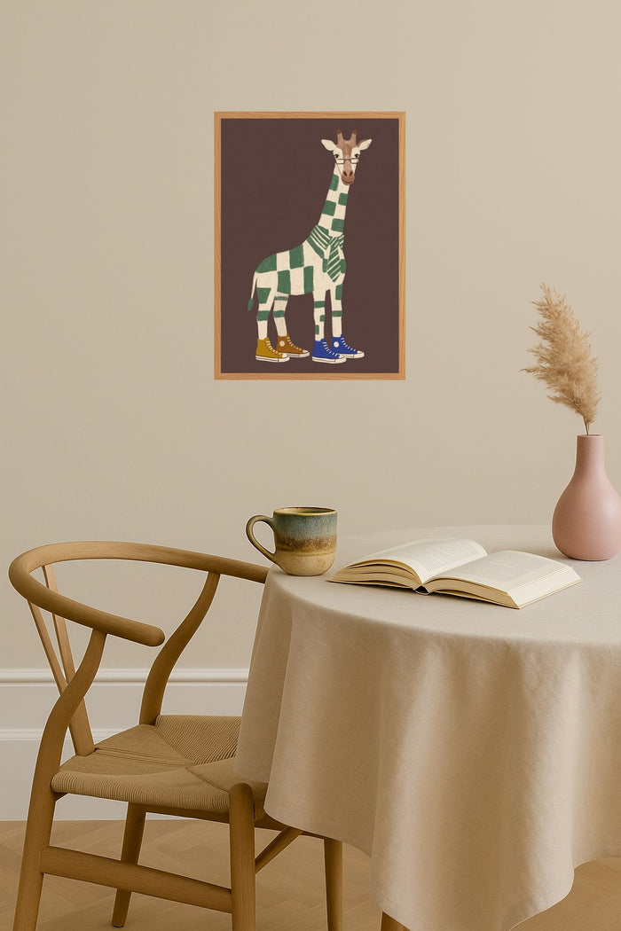 Poster mockup - Single poster in Nordic interior