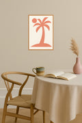 Poster mockup - Single poster in Nordic interior