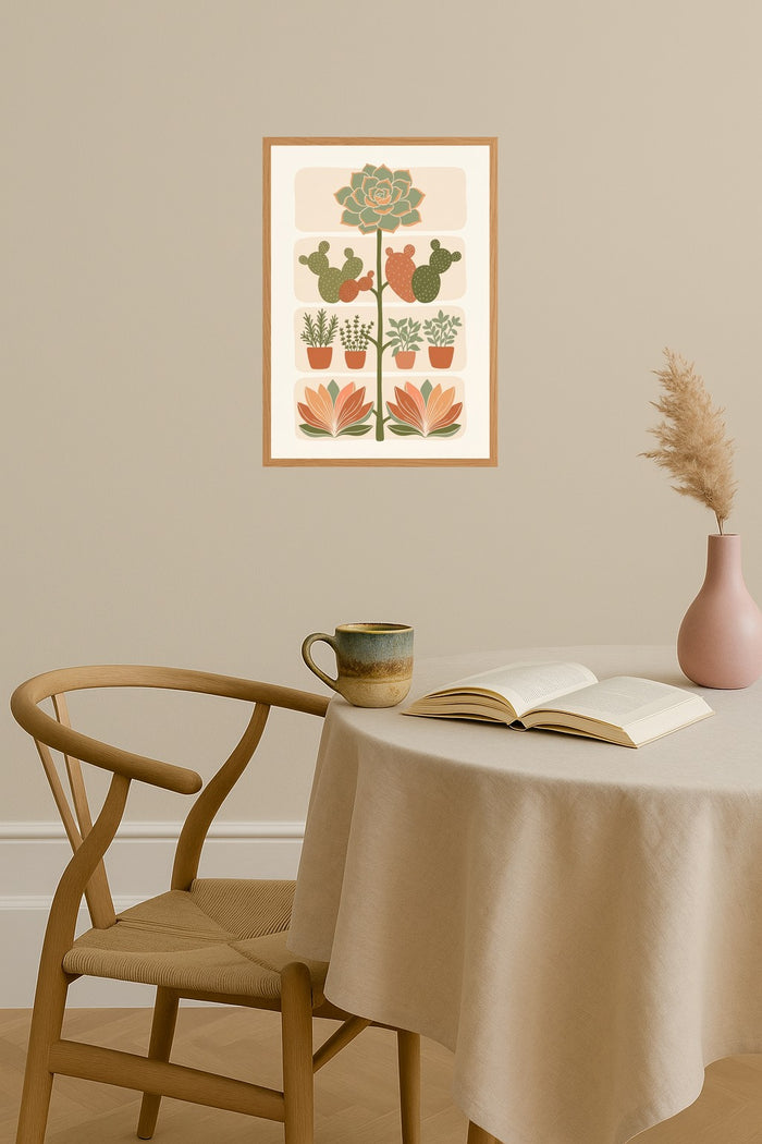 Poster mockup - Single poster in Nordic interior