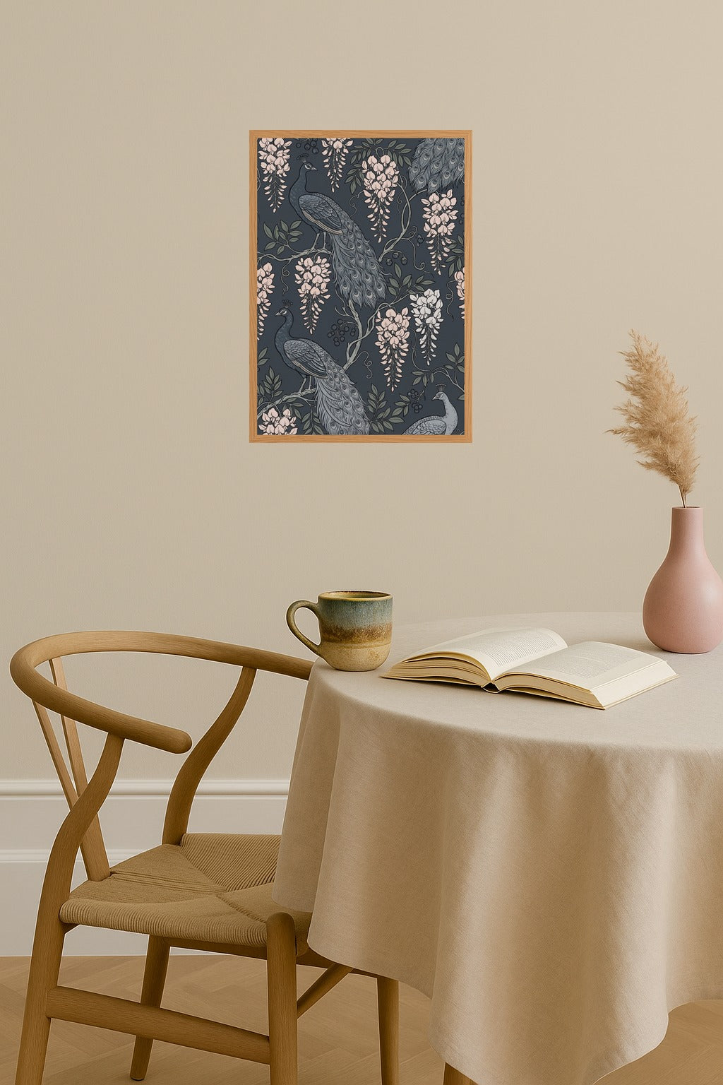 Poster mockup - Single poster in Nordic interior