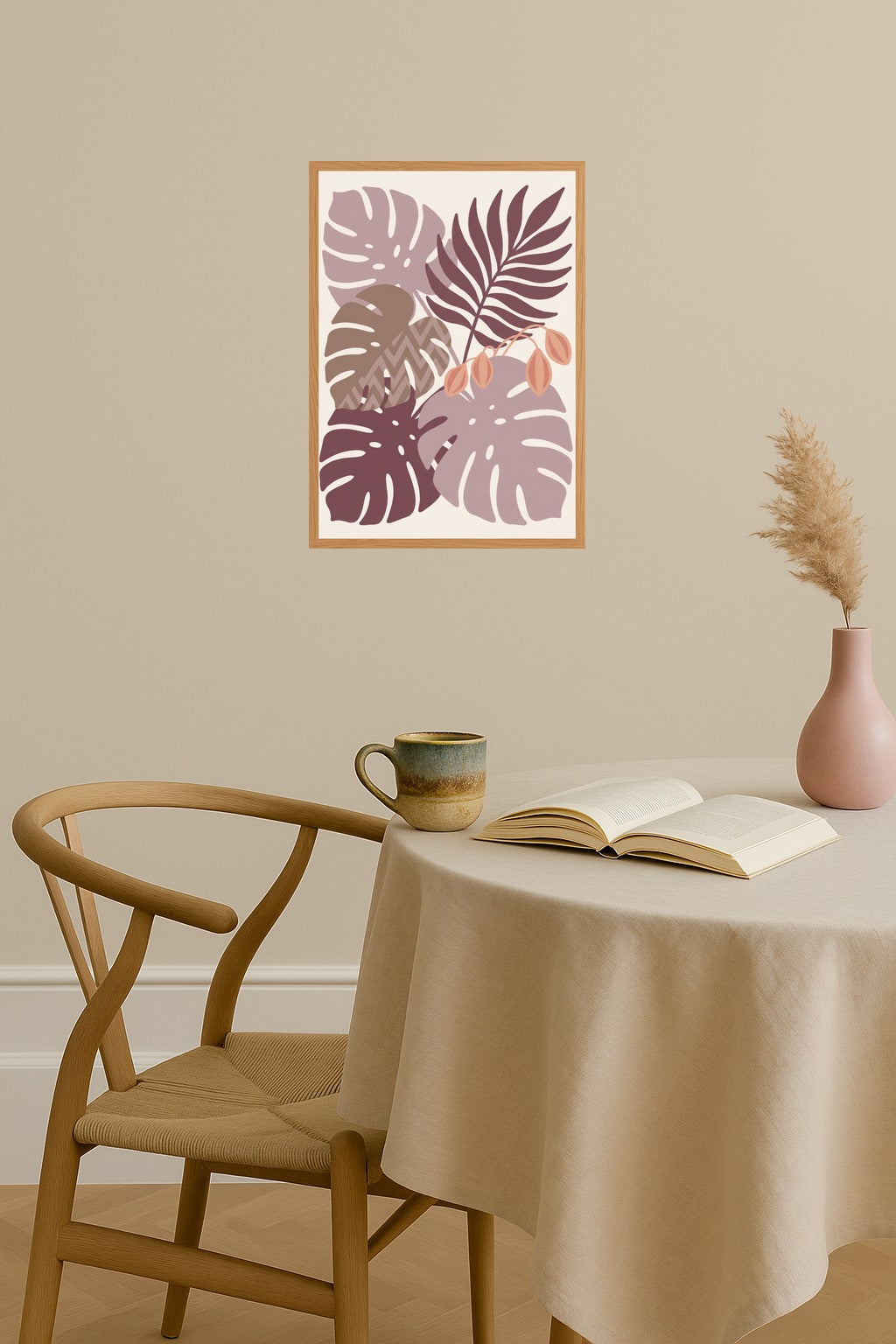 Poster mockup - Single poster in Nordic interior