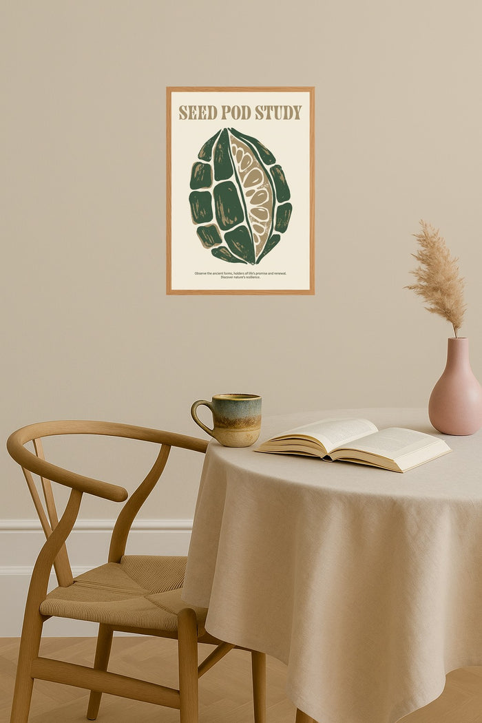 Poster mockup - Single poster in Nordic interior