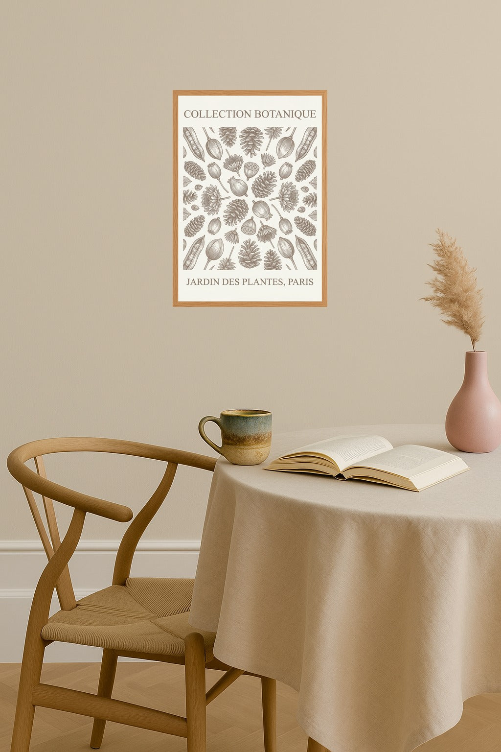 Poster mockup - Single poster in Nordic interior