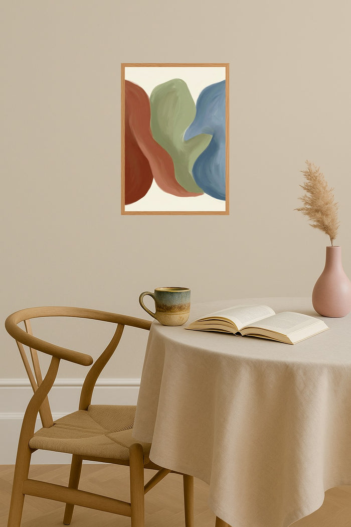 Poster mockup - Single poster in Nordic interior