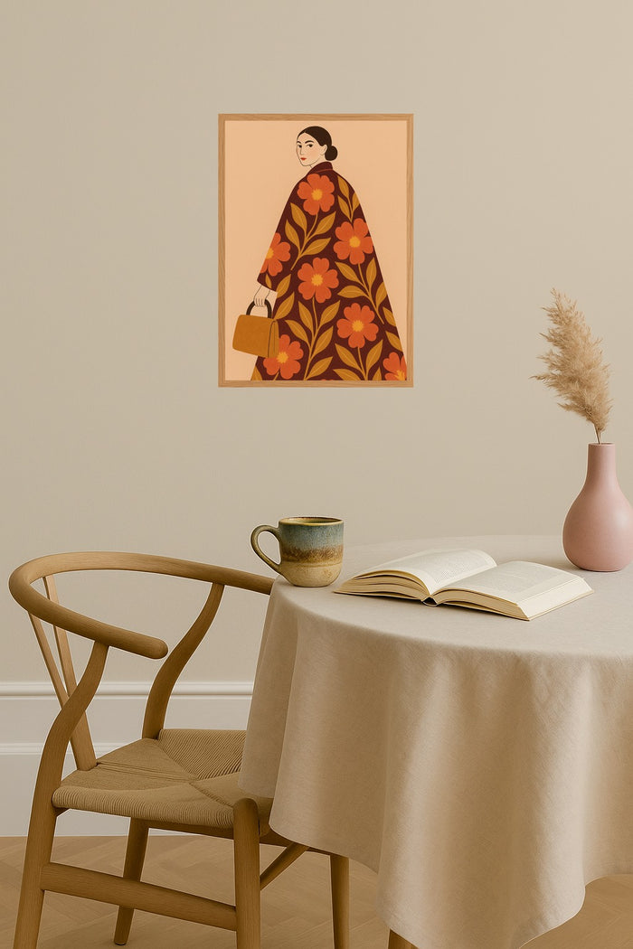 Poster mockup - Single poster in Nordic interior