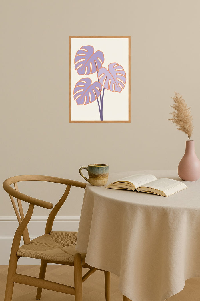 Poster mockup - Single poster in Nordic interior