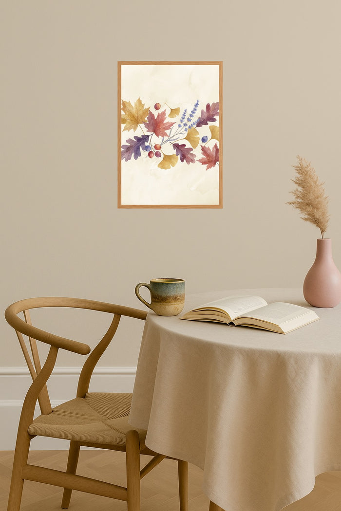 Poster mockup - Single poster in Nordic interior
