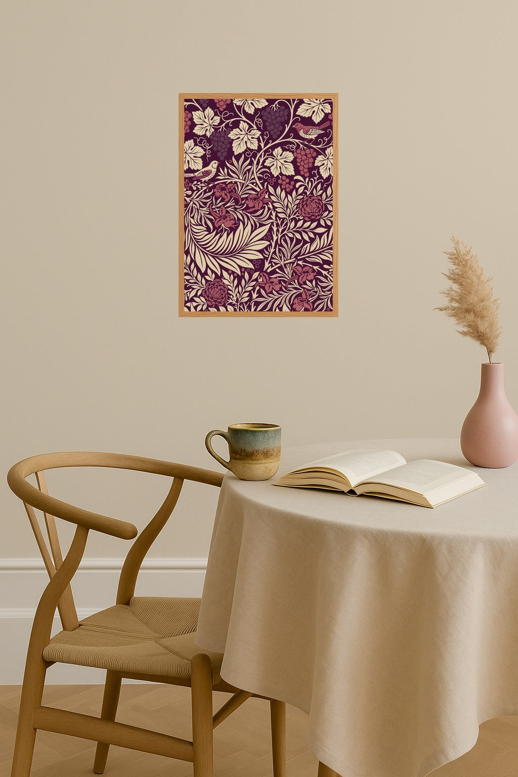 Poster mockup - Single poster in Nordic interior