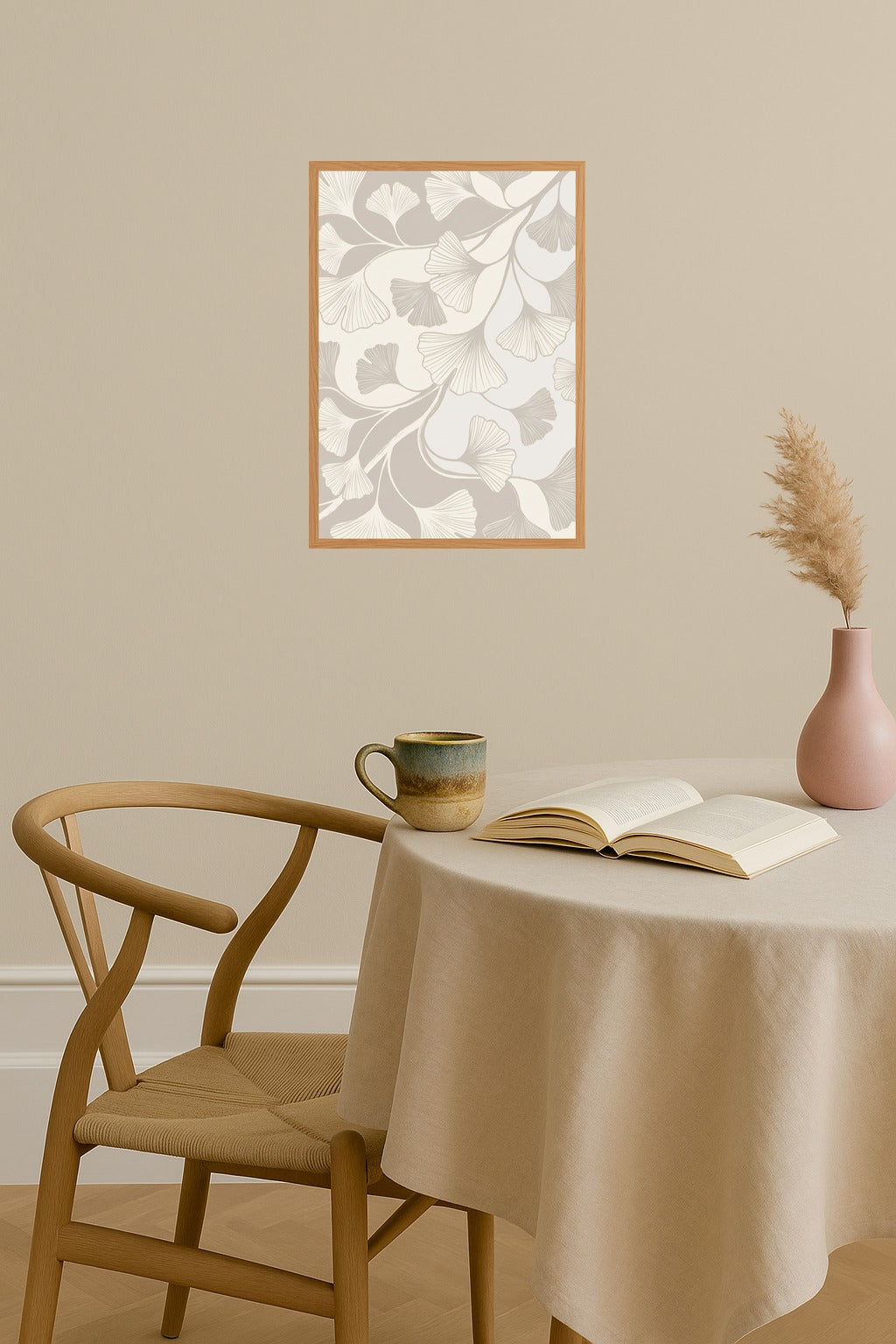 Poster mockup - Single poster in Nordic interior