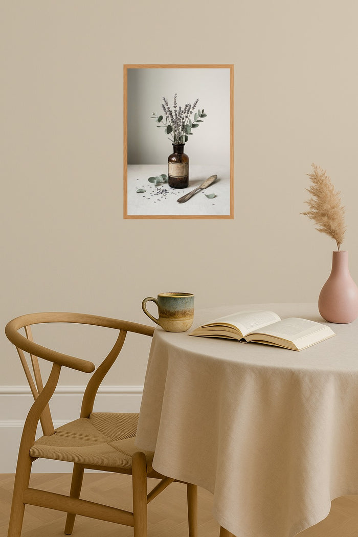 Poster mockup - Single poster in Nordic interior