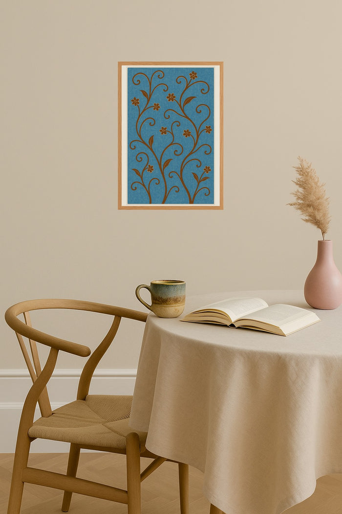Poster mockup - Single poster in Nordic interior