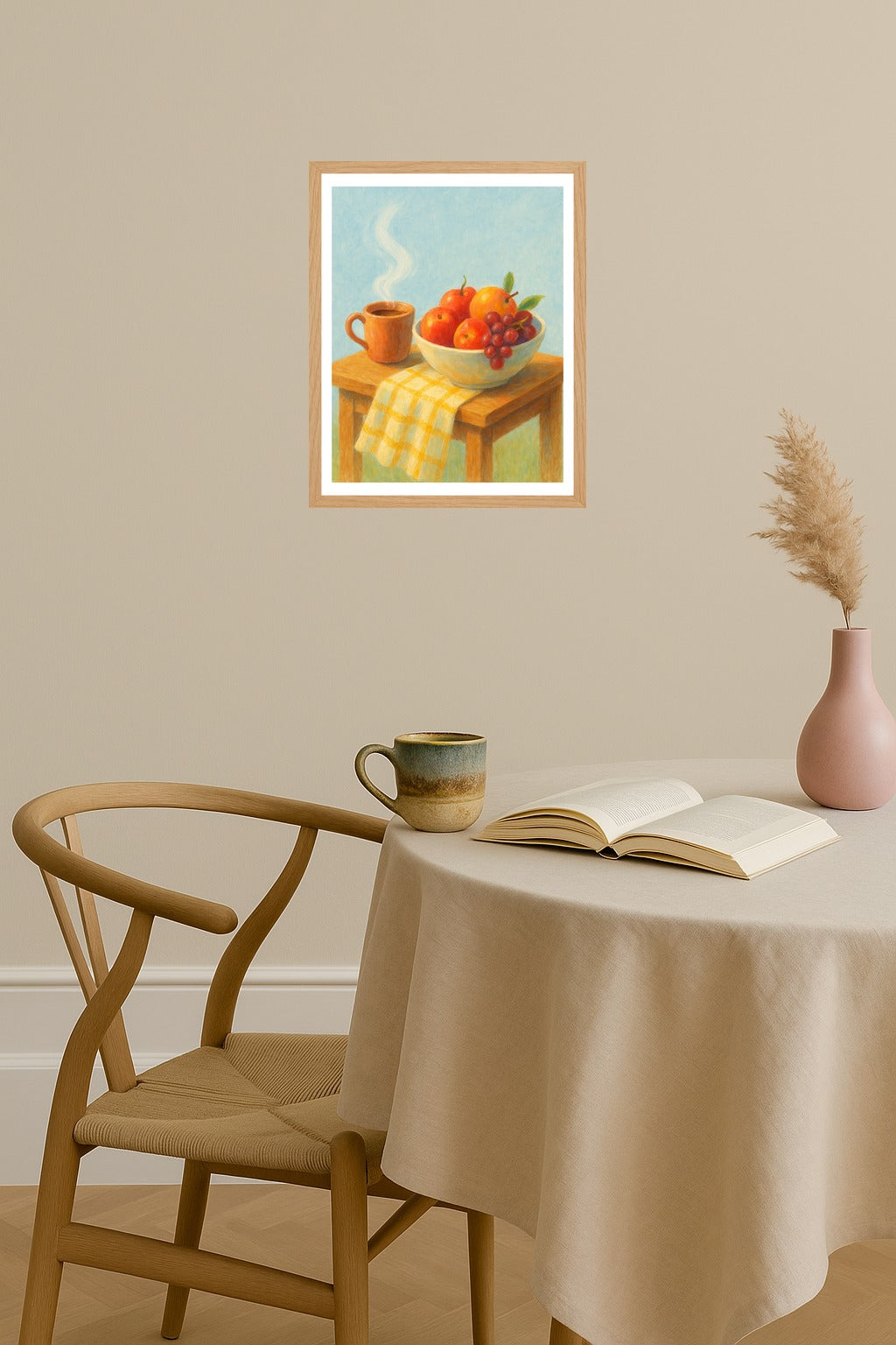 Poster mockup - Single poster in Nordic interior