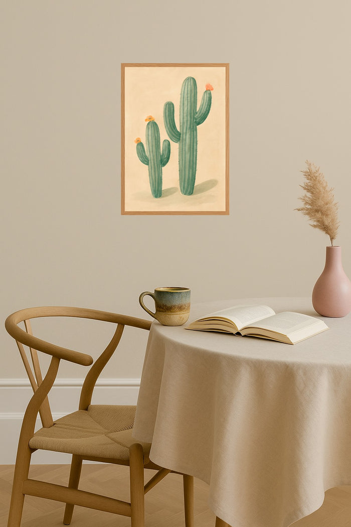 Poster mockup - Single poster in Nordic interior