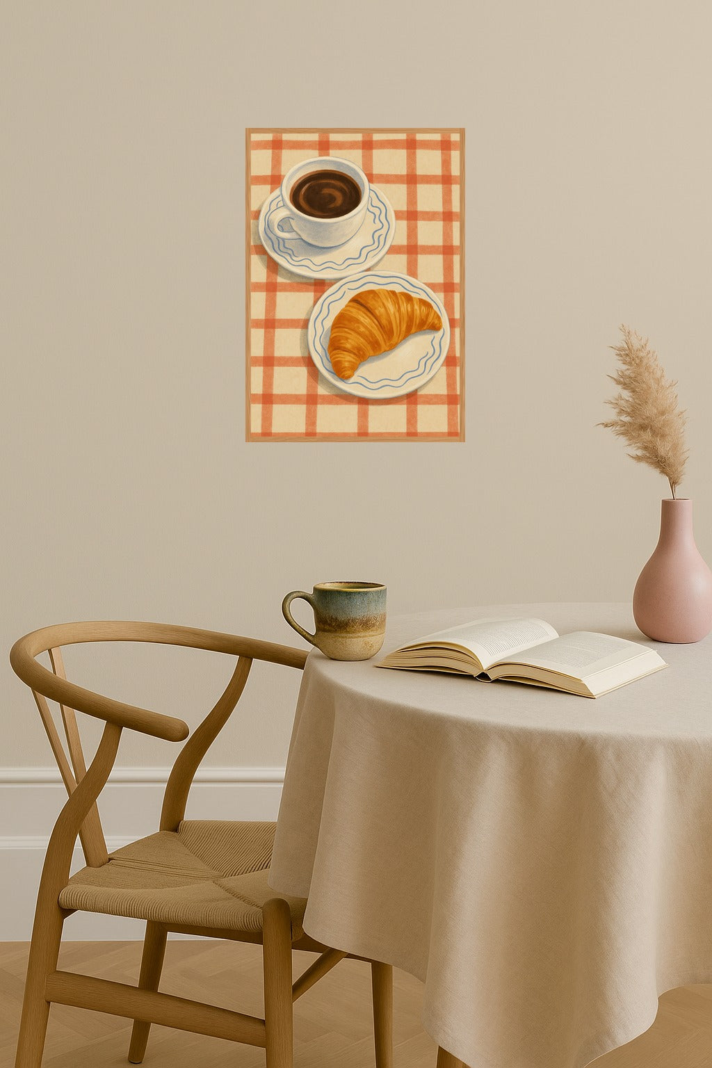 Poster mockup - Single poster in Nordic interior