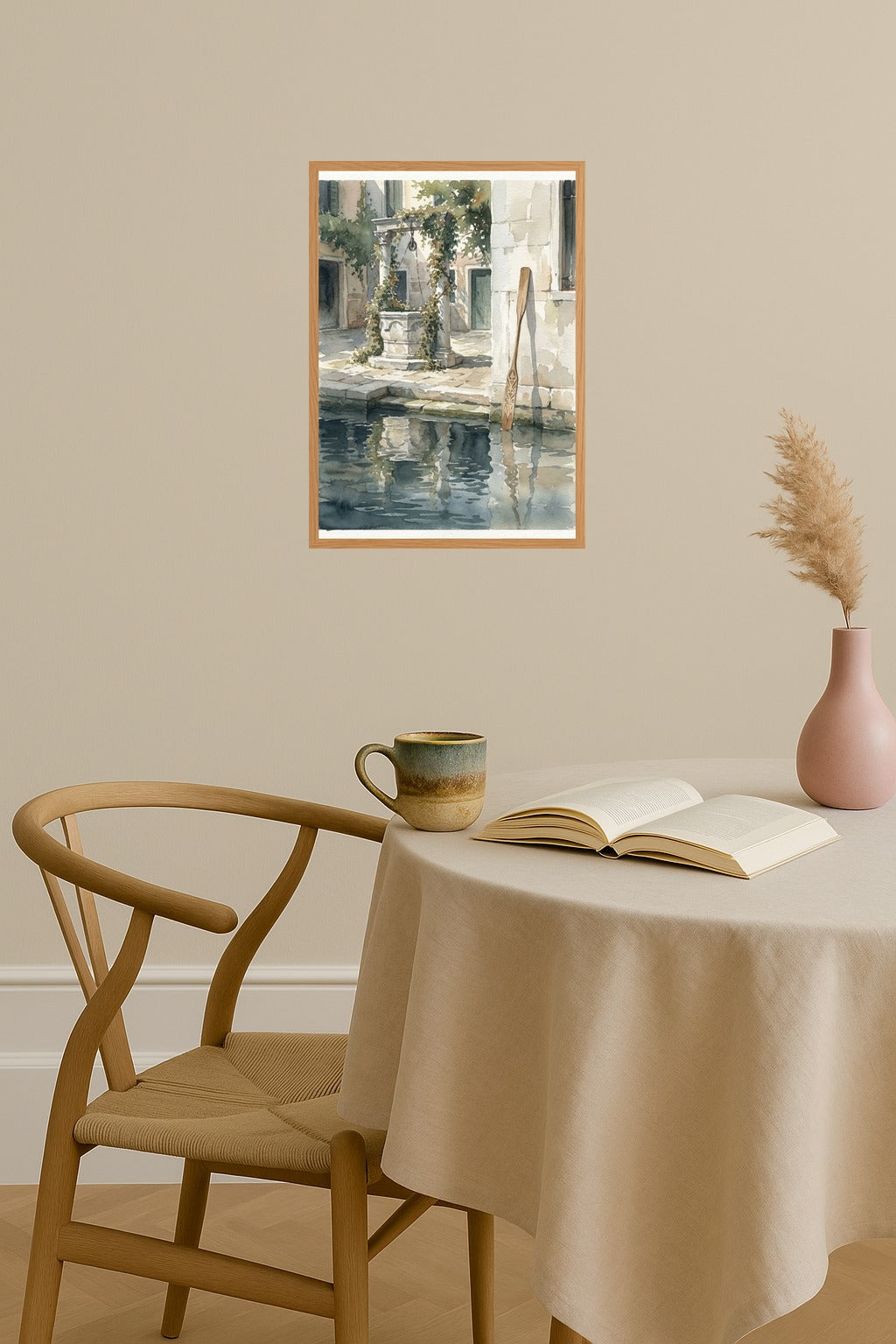 Poster mockup - Single poster in Nordic interior