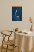 Poster mockup - Single poster in Nordic interior