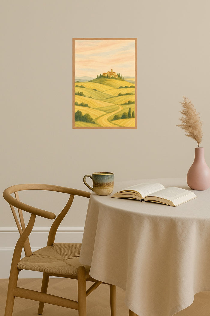 Poster mockup - Single poster in Nordic interior