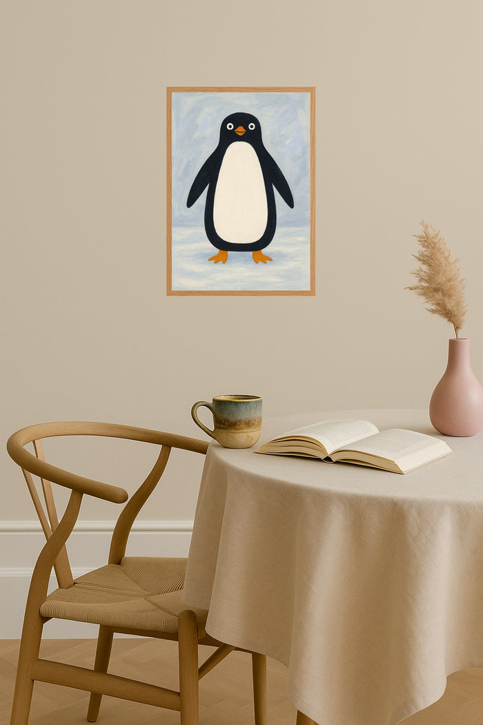 Poster mockup - Single poster in Nordic interior