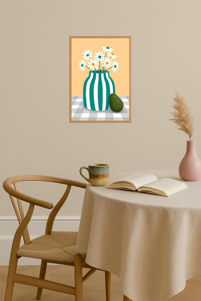 Poster mockup - Single poster in Nordic interior
