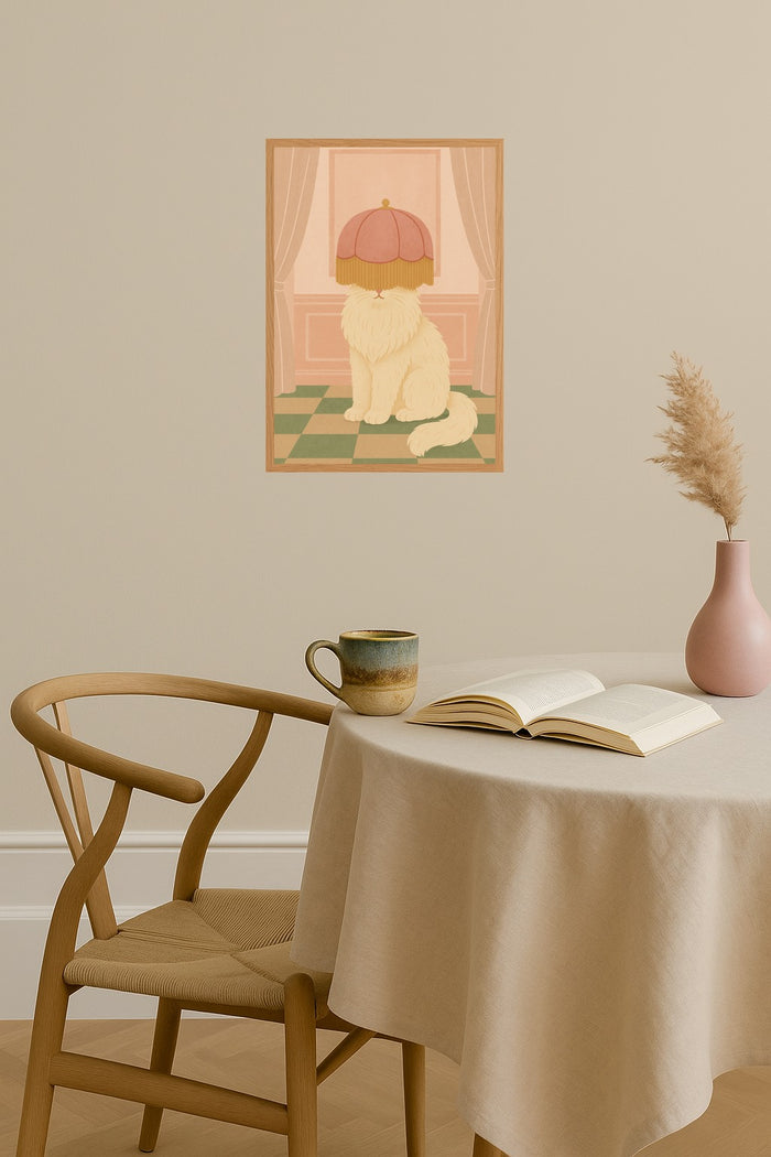 Poster mockup - Single poster in Nordic interior