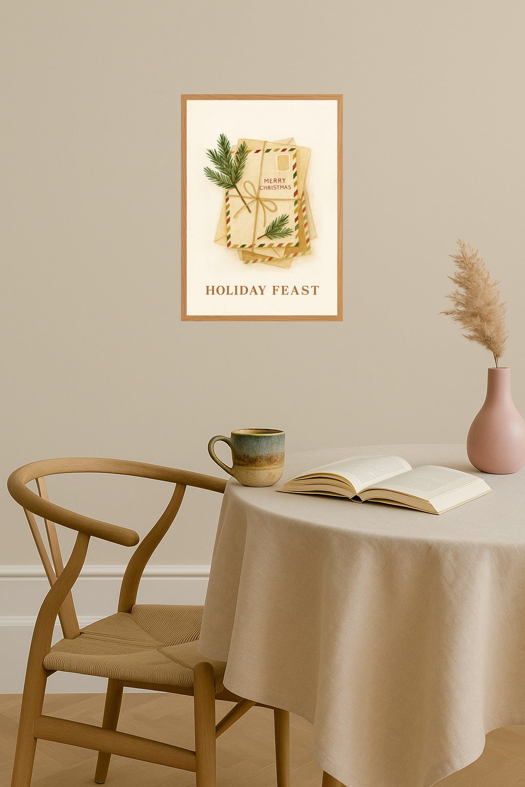 Poster mockup - Single poster in Nordic interior