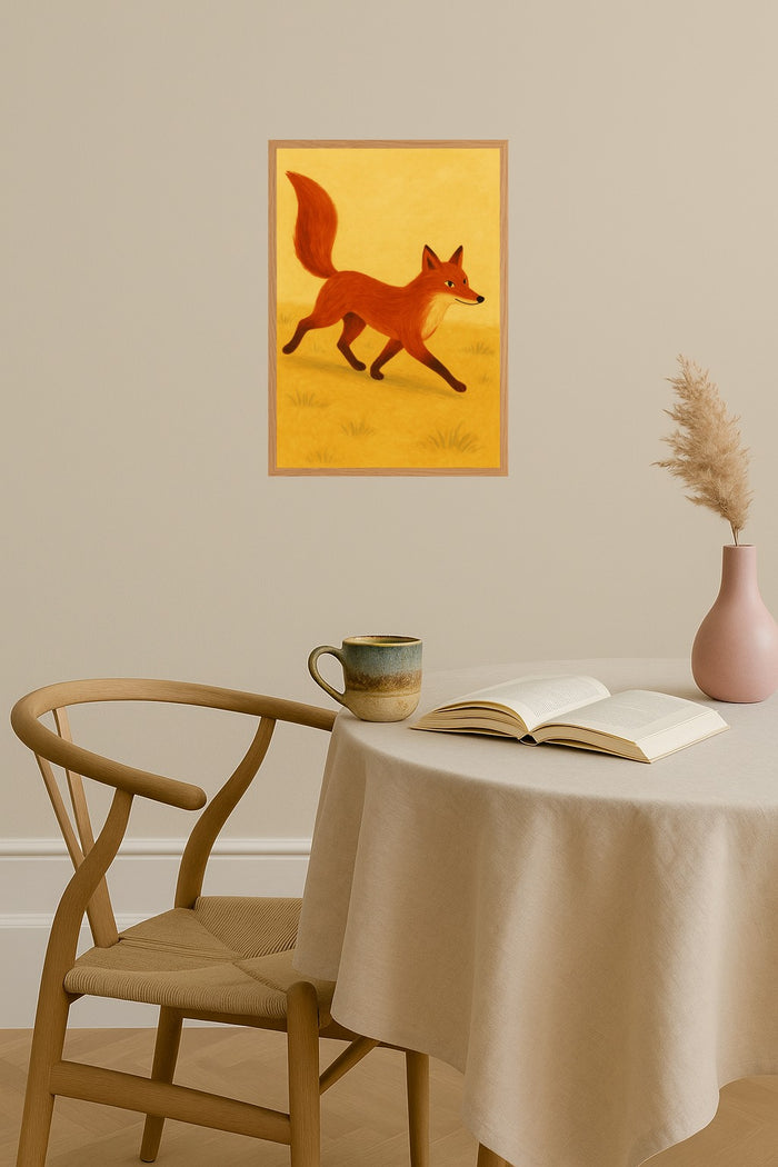 Poster mockup - Single poster in Nordic interior