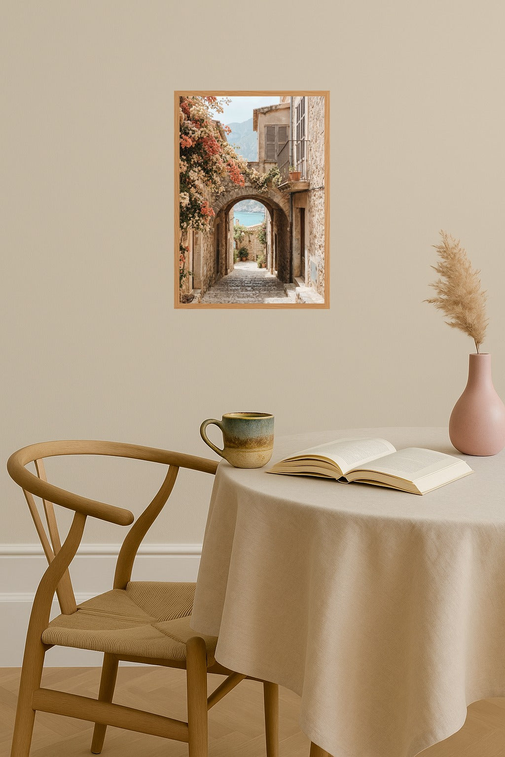 Poster mockup - Single poster in Nordic interior