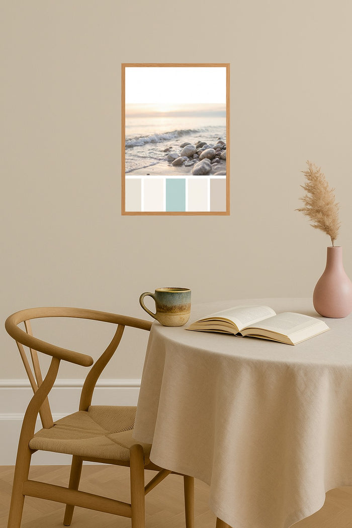 Poster mockup - Single poster in Nordic interior
