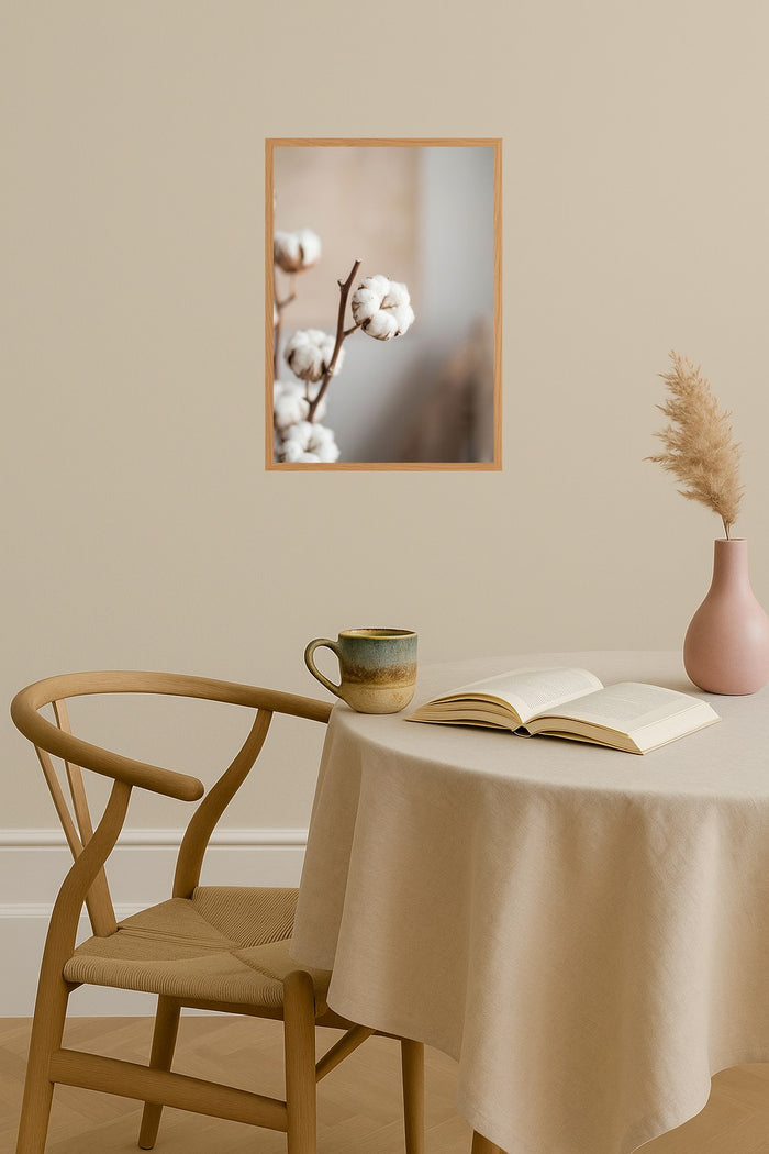 Poster mockup - Single poster in Nordic interior