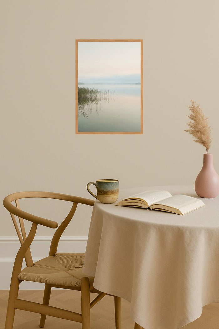 Poster mockup - Single poster in Nordic interior