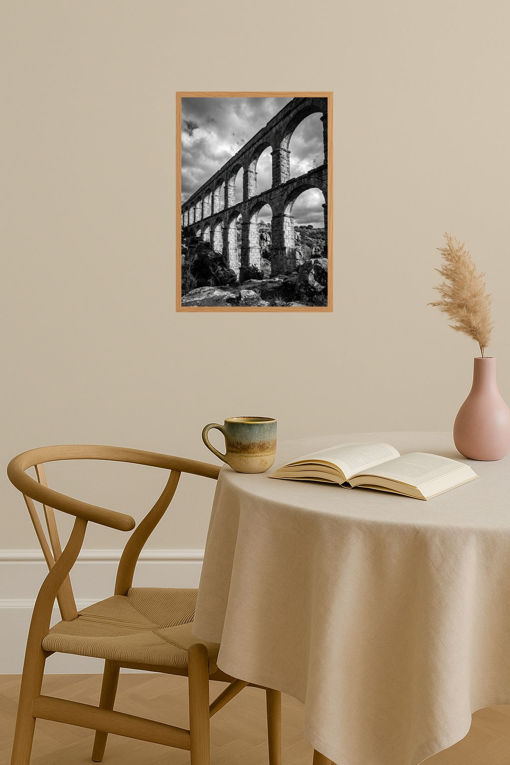 Poster mockup - Single poster in Nordic interior