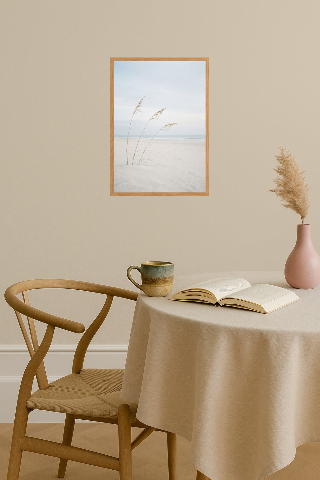 Poster mockup - Single poster in Nordic interior