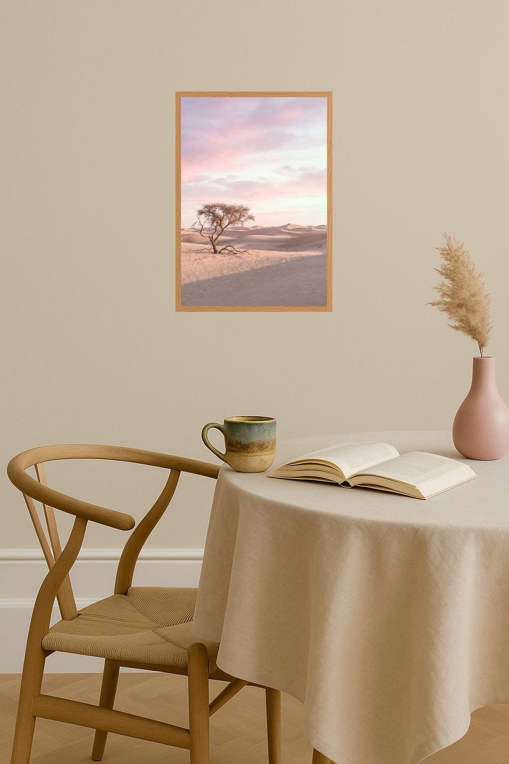 Poster mockup - Single poster in Nordic interior