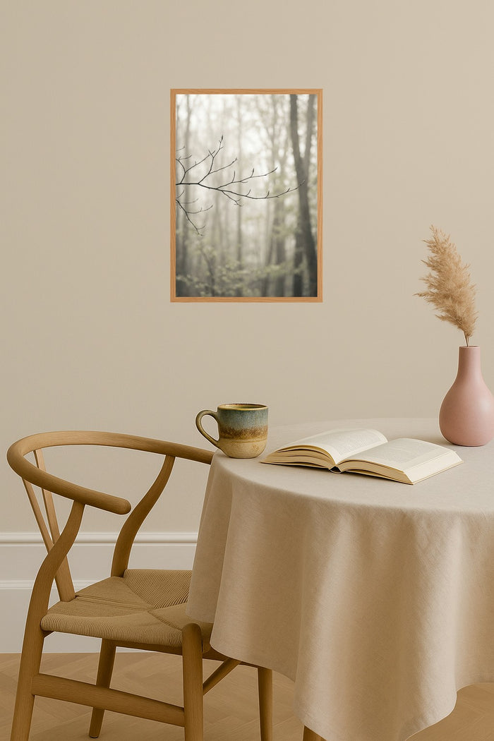 Poster mockup - Single poster in Nordic interior