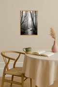 Poster mockup - Single poster in Nordic interior