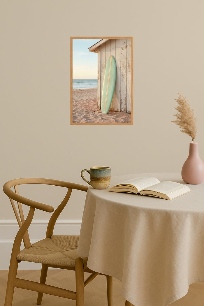Poster mockup - Single poster in Nordic interior