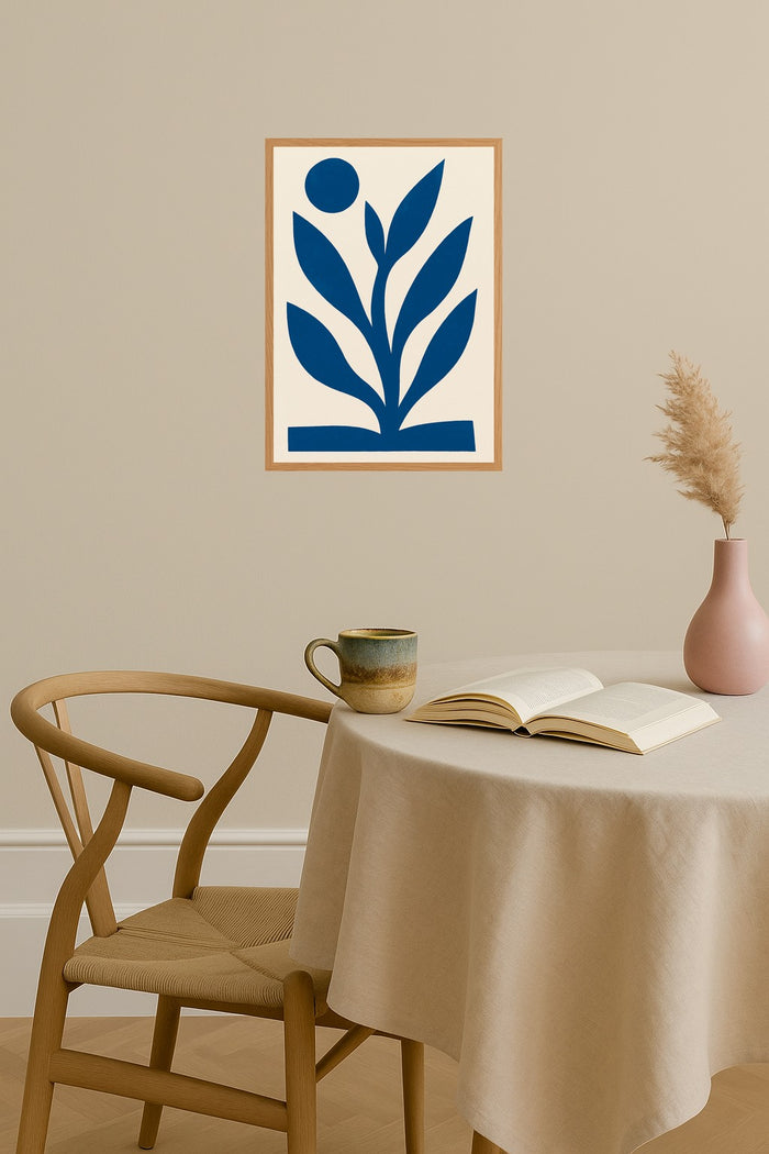 Poster mockup - Single poster in Nordic interior
